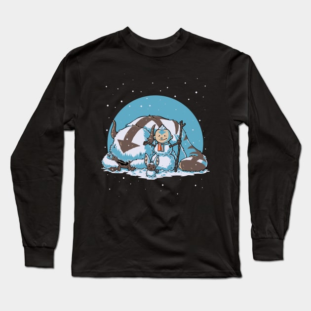 Snow Fun Bender Long Sleeve T-Shirt by Studio Mootant